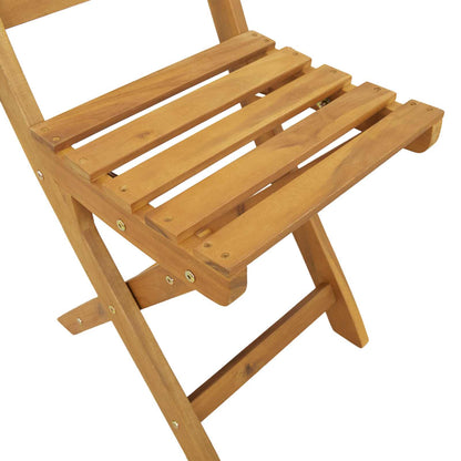 Garden Chair 8 pcs Natural 40 x 42 x 85 cm Solid Acacia Wood