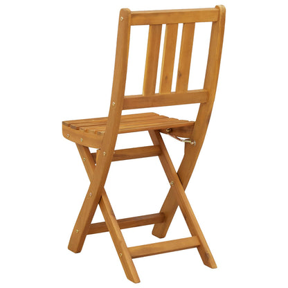 Garden Chair 8 pcs Natural 40 x 42 x 85 cm Solid Acacia Wood
