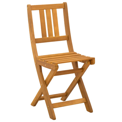 Garden Chair 8 pcs Dark Grey 38 x 46 x 85 cm Solid Acacia Wood