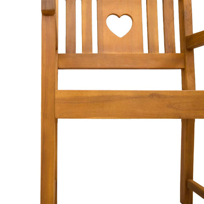 Garden Chairs 4 pcs Natural Solid Acacia Wood