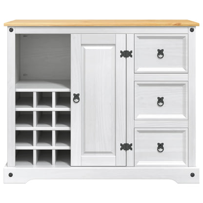 Kitchen Storage White and Honey Wax 112 x 70 x 91.5 cm