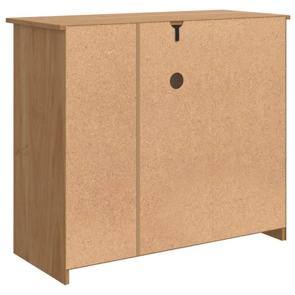 Microwave Sideboard PANAMA Honey Wax 99.5 x 44 x 86.5 cm