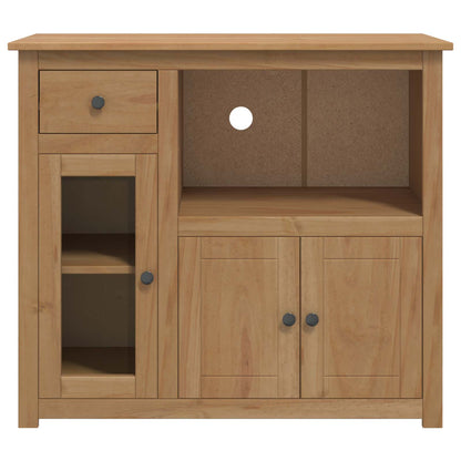 Microwave Sideboard PANAMA Honey Wax 99.5 x 44 x 86.5 cm