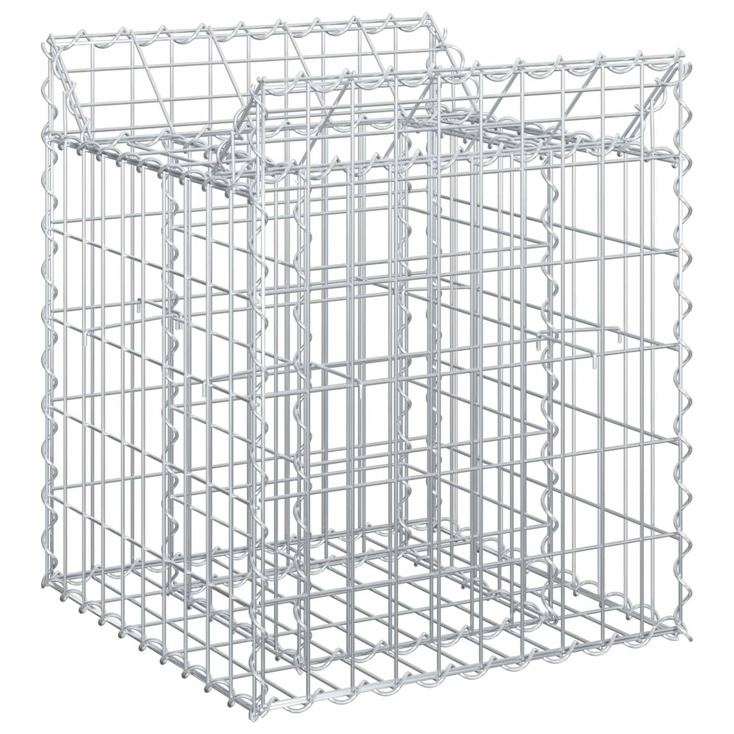 Gabion Raised Bed Silver