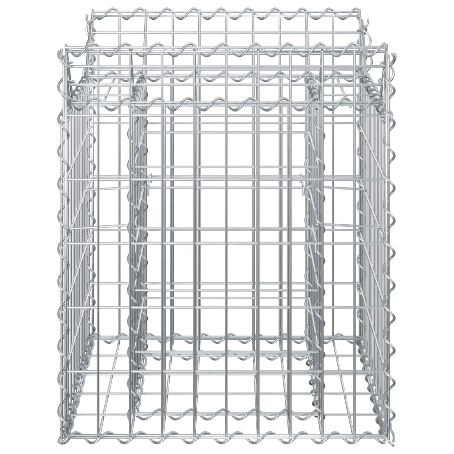 Gabion Raised Bed Silver