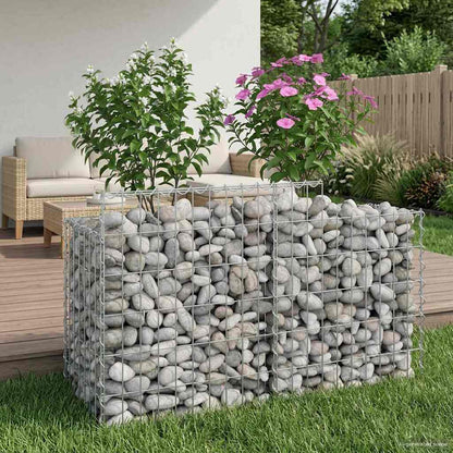 Gabion Raised Bed Silver