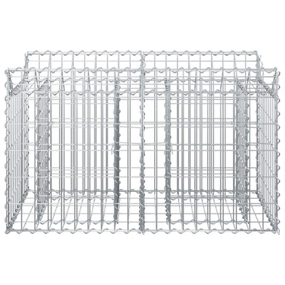 Gabion Raised Bed Silver