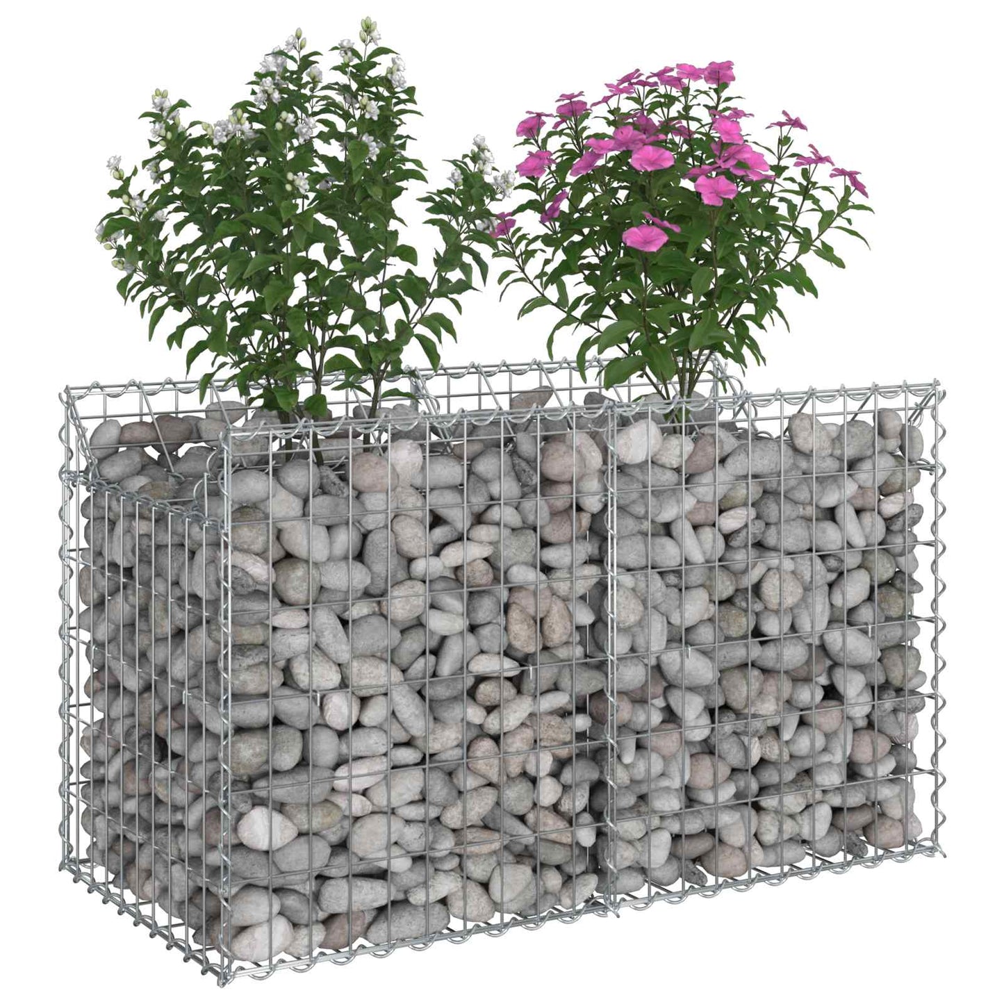 Gabion Raised Bed Silver