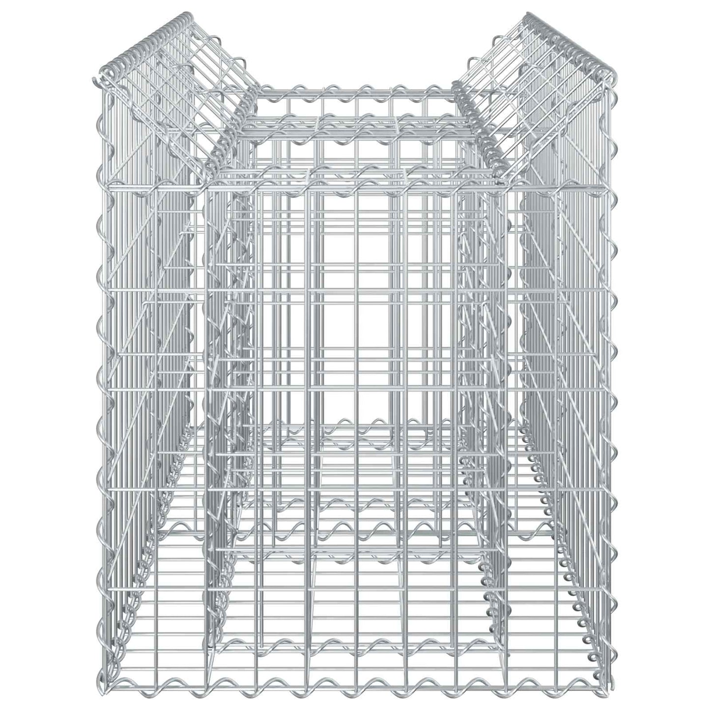 Gabion Raised Bed Silver