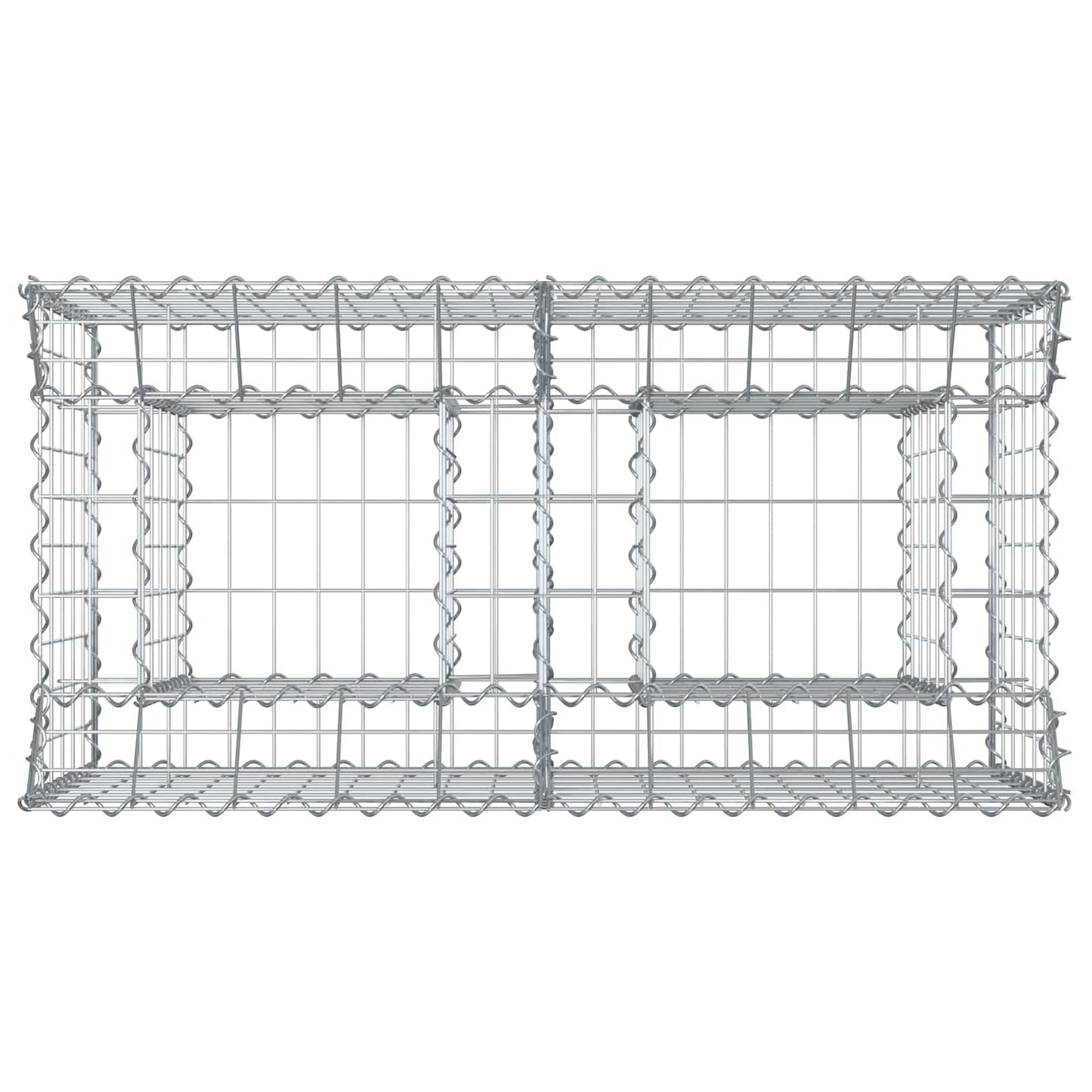 Gabion Raised Bed Silver