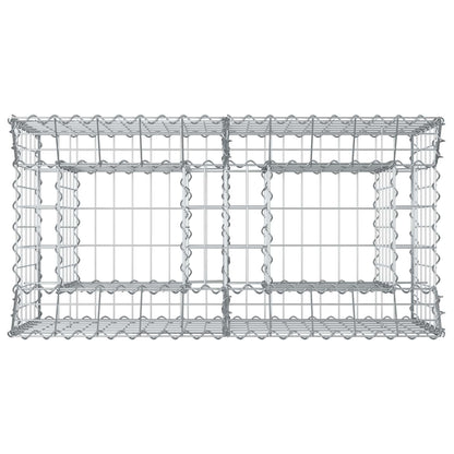 Gabion Raised Bed Silver