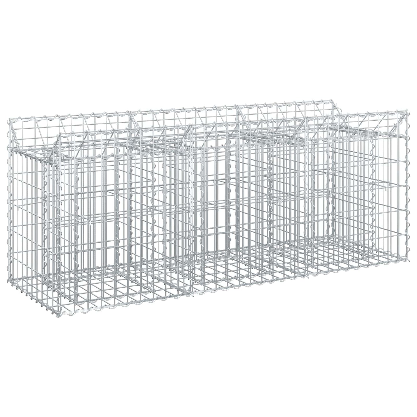 Gabion Raised Bed Silver
