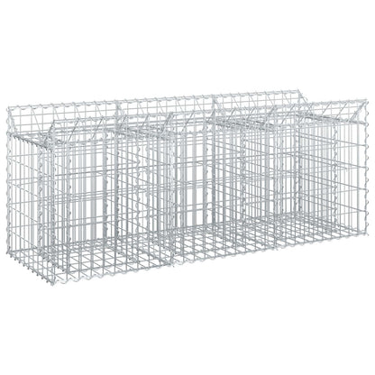 Gabion Raised Bed Silver