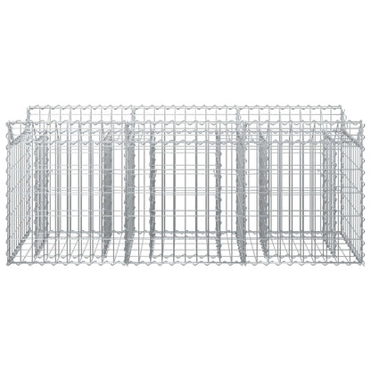 Gabion Raised Bed Silver