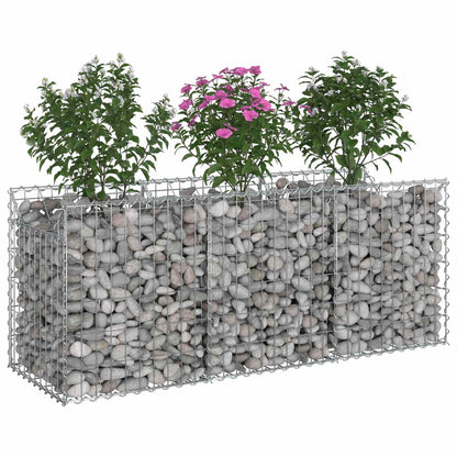 Gabion Raised Bed Silver