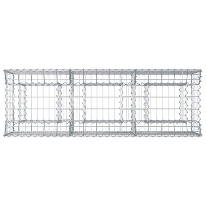 Gabion Raised Bed Silver