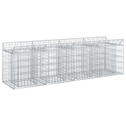 Gabion Raised Bed Silver