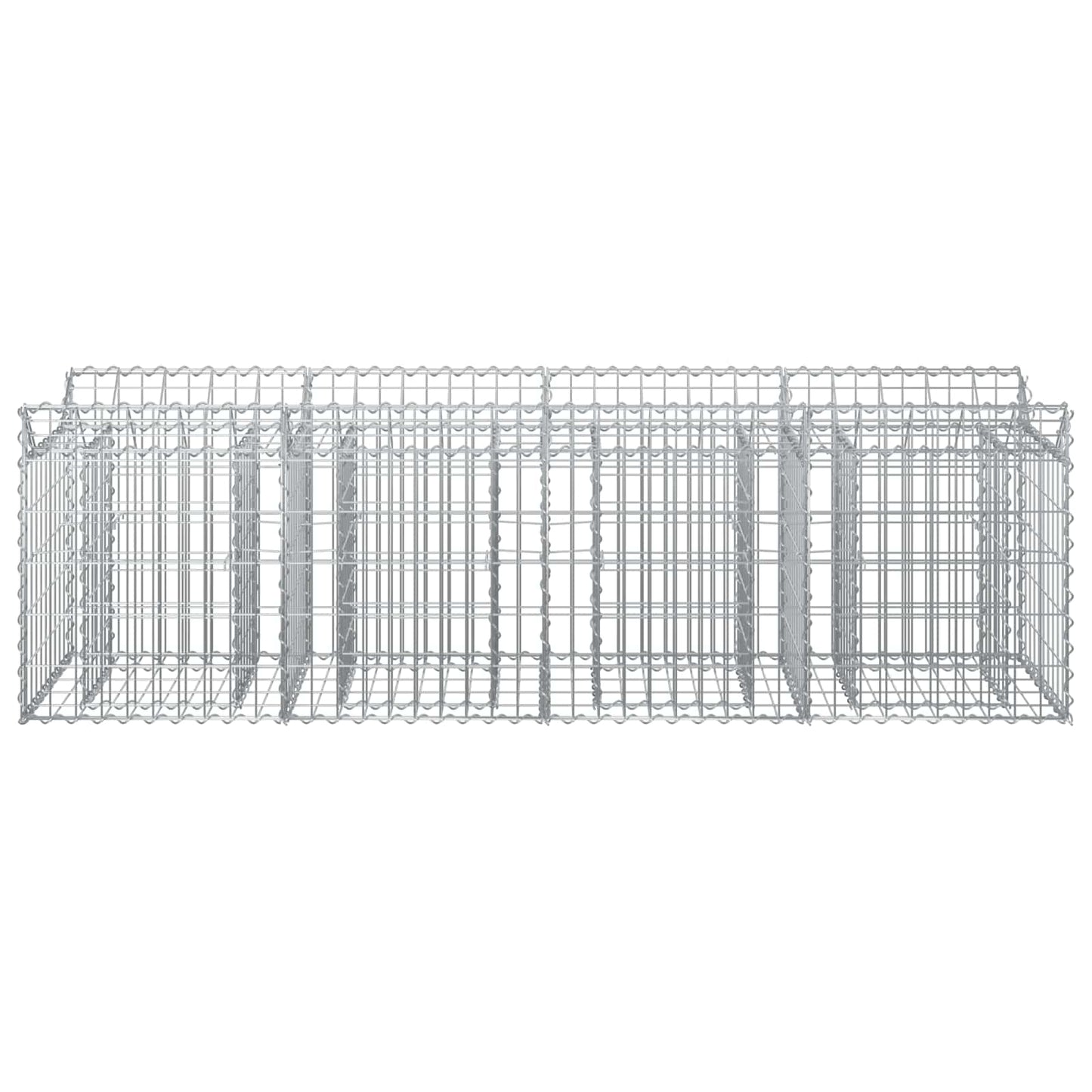 Gabion Raised Bed Silver
