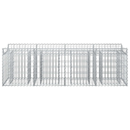 Gabion Raised Bed Silver
