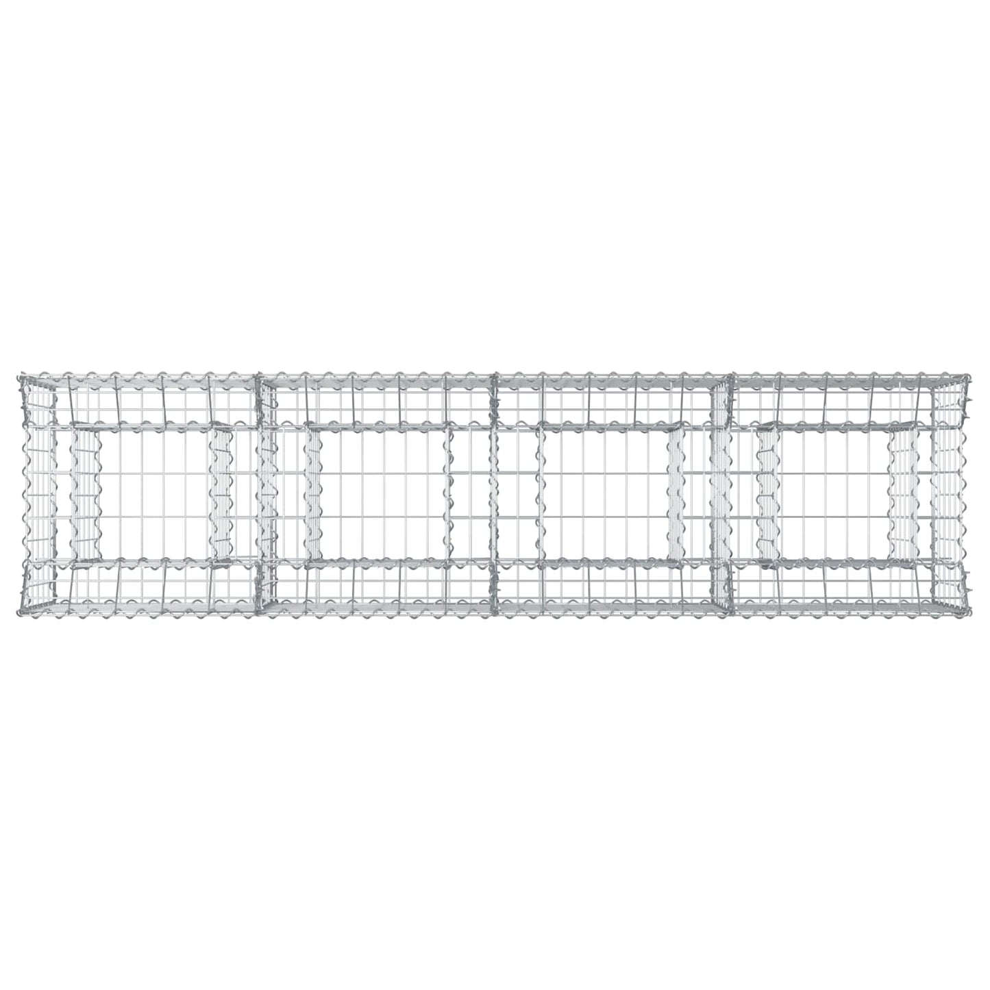 Gabion Raised Bed Silver
