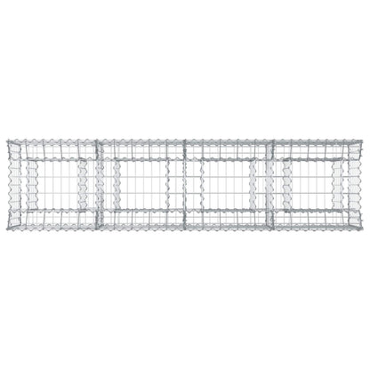 Gabion Raised Bed Silver
