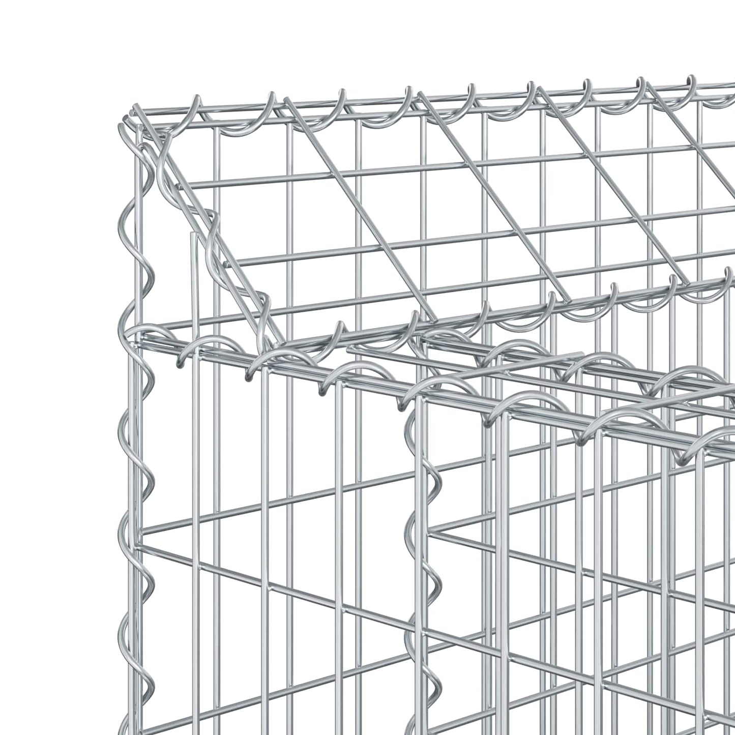 Gabion Raised Bed Silver