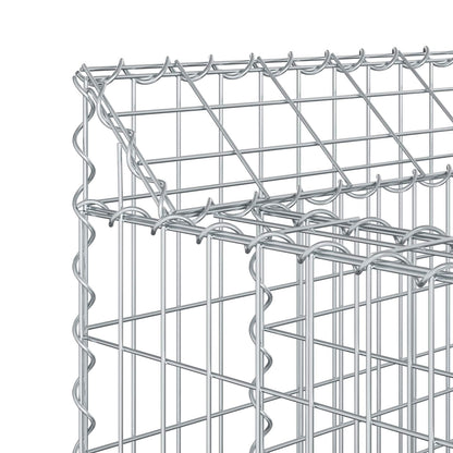 Gabion Raised Bed Silver
