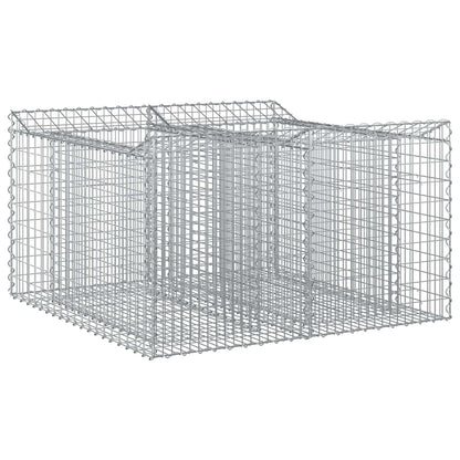 Gabion Raised Bed Silver
