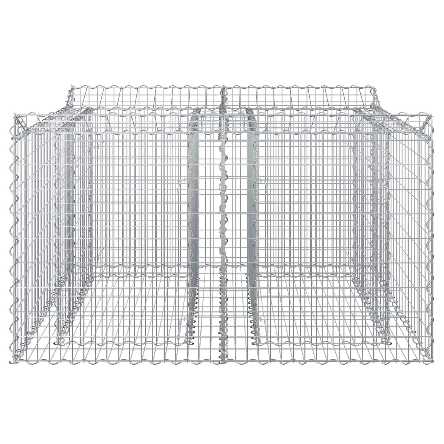 Gabion Raised Bed Silver