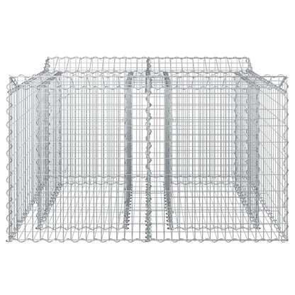 Gabion Raised Bed Silver