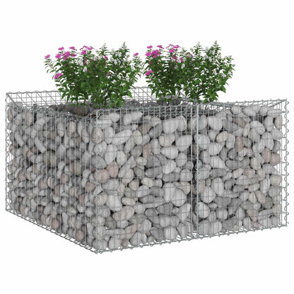 Gabion Raised Bed Silver