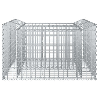 Gabion Raised Bed Silver
