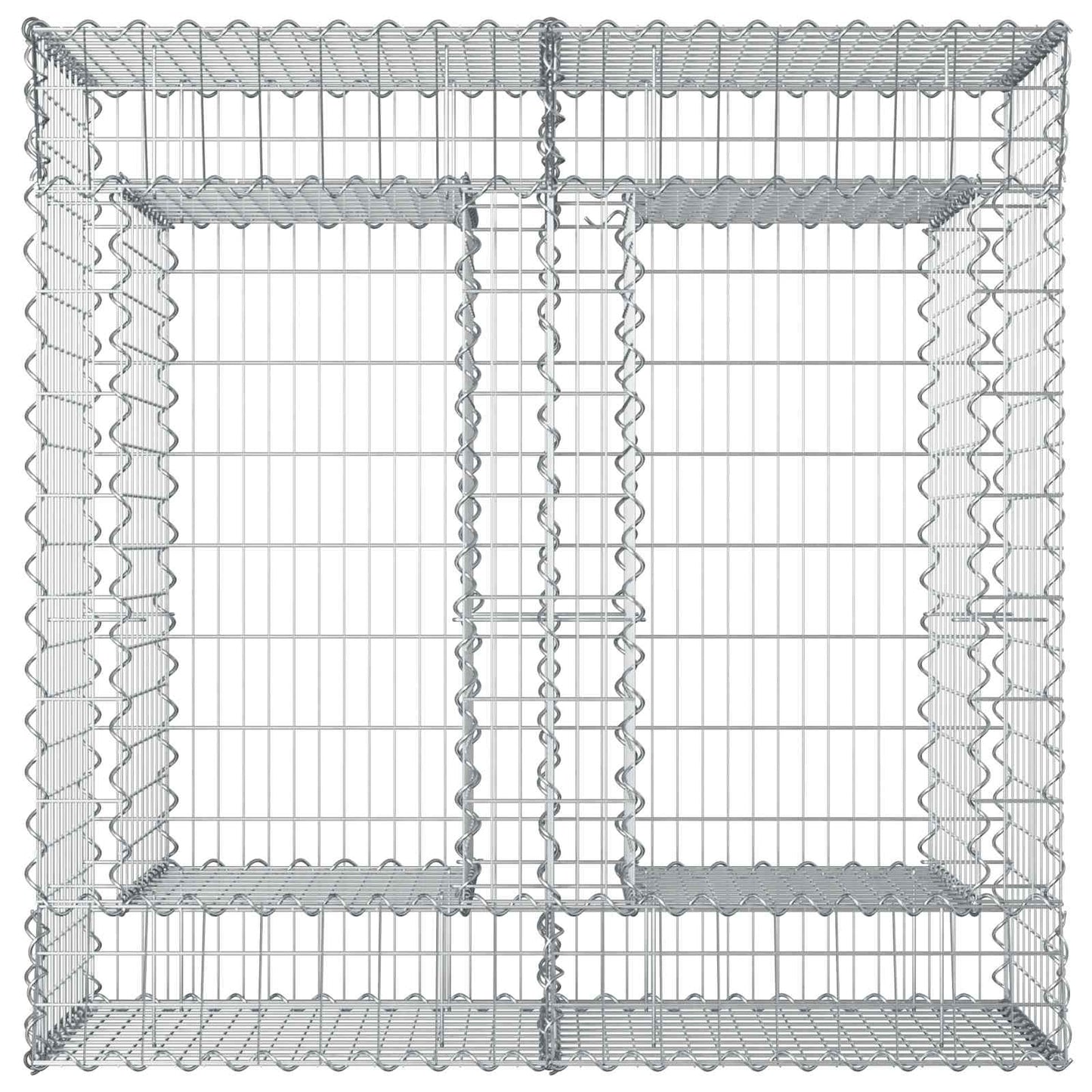 Gabion Raised Bed Silver