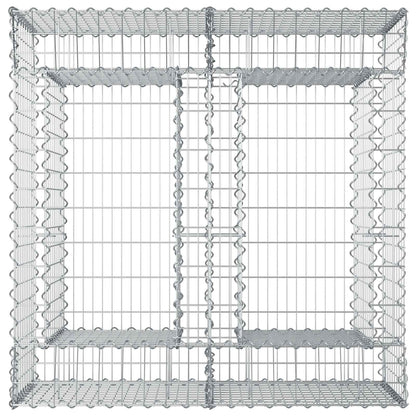 Gabion Raised Bed Silver