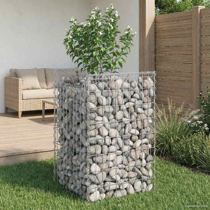Gabion Raised Bed Silver