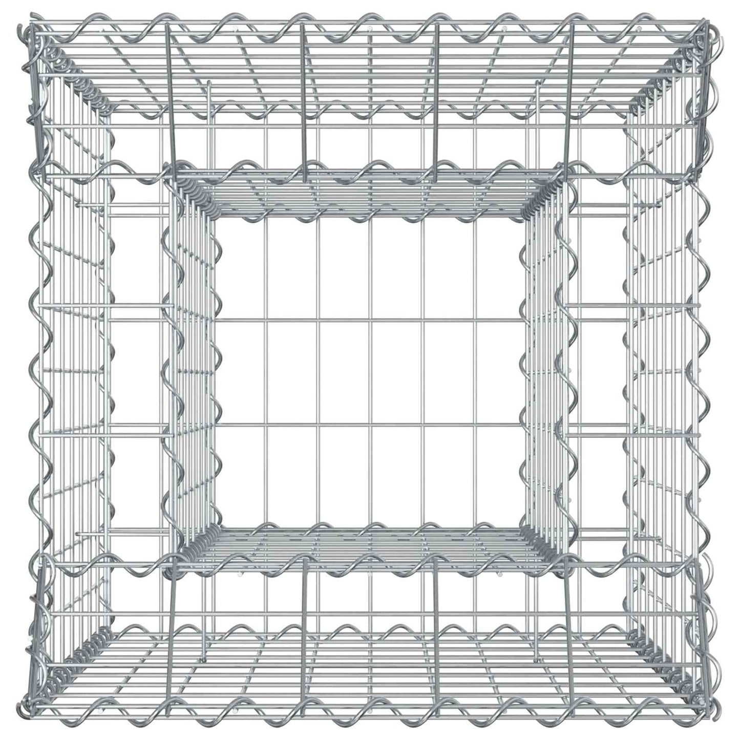 Gabion Raised Bed Silver