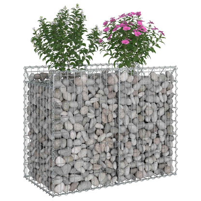 Gabion Raised Bed Silver