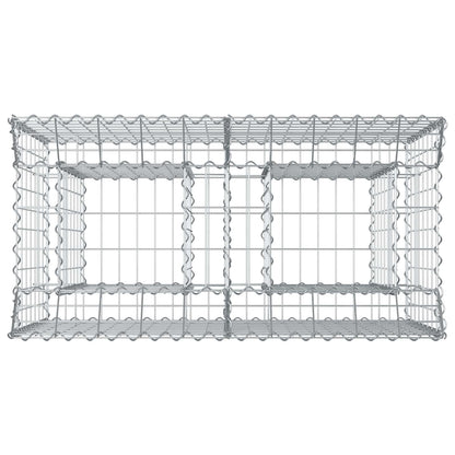 Gabion Raised Bed Silver