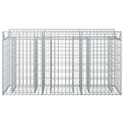 Gabion Raised Bed Silver