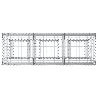 Gabion Raised Bed Silver