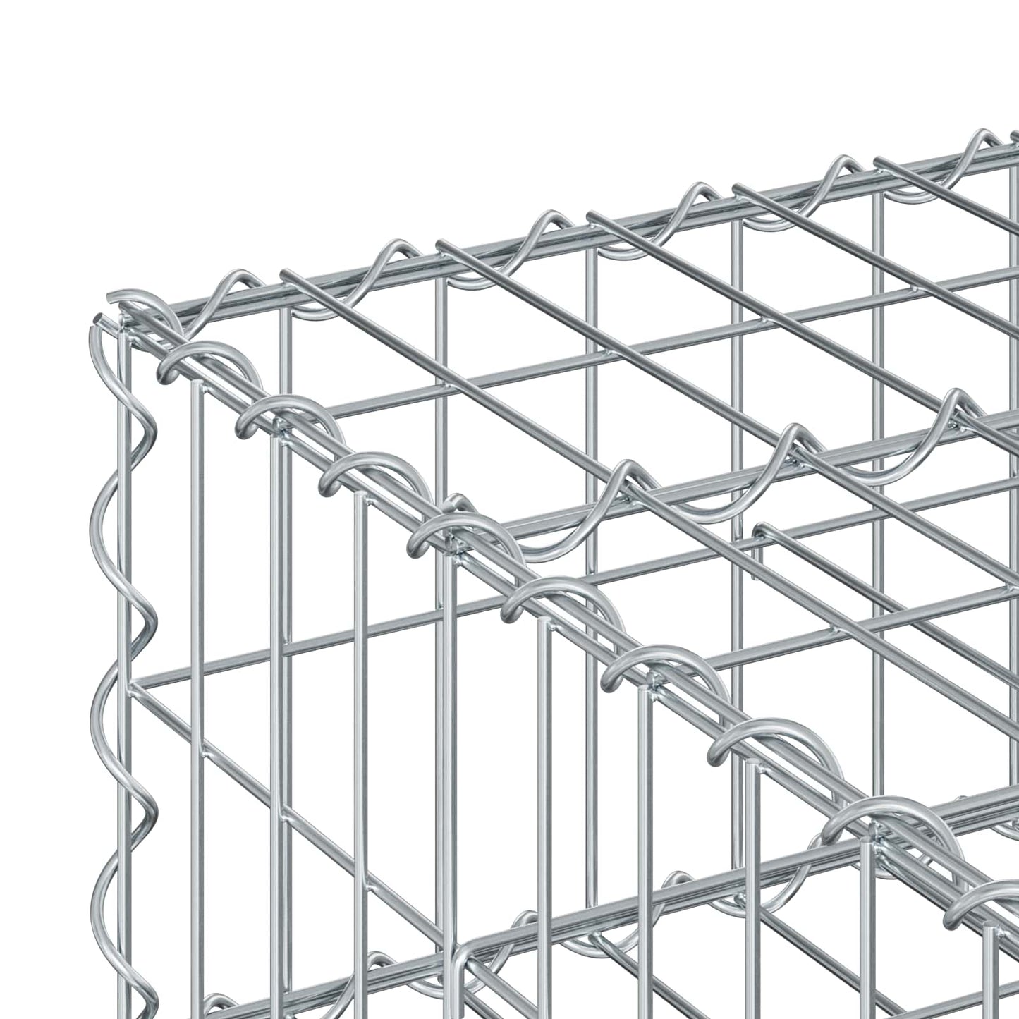 Gabion Raised Bed Silver