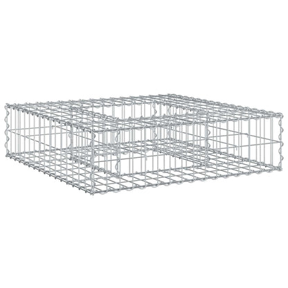 Gabion Raised Bed Silver
