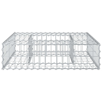 Gabion Raised Bed Silver