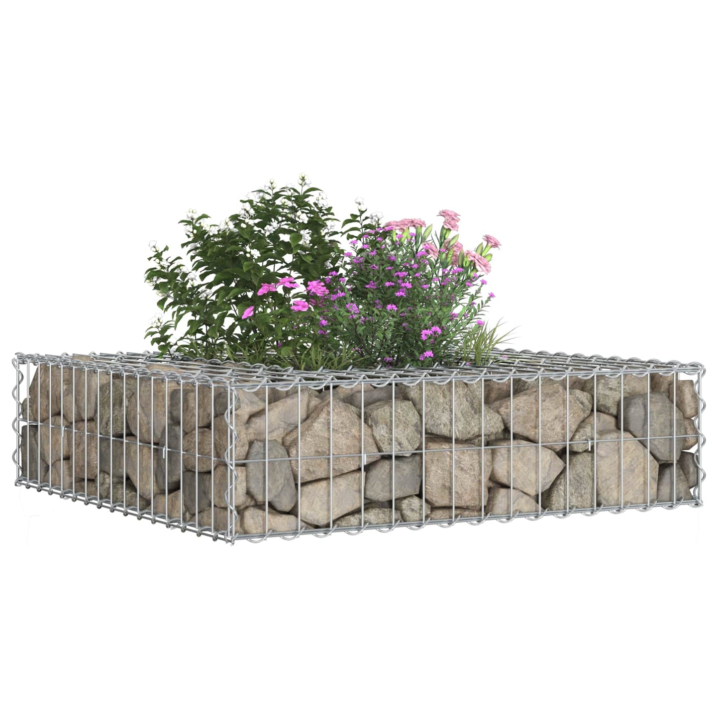 Gabion Raised Bed Silver