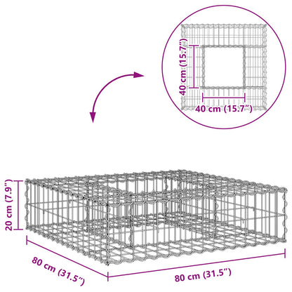 Gabion Raised Bed Silver
