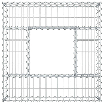 Gabion Raised Bed Silver