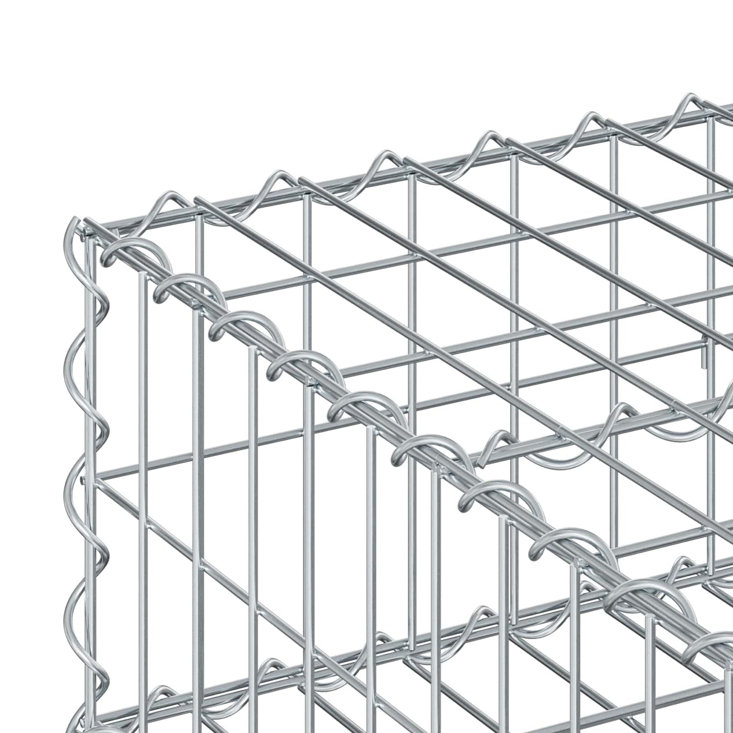 Gabion Raised Bed Silver