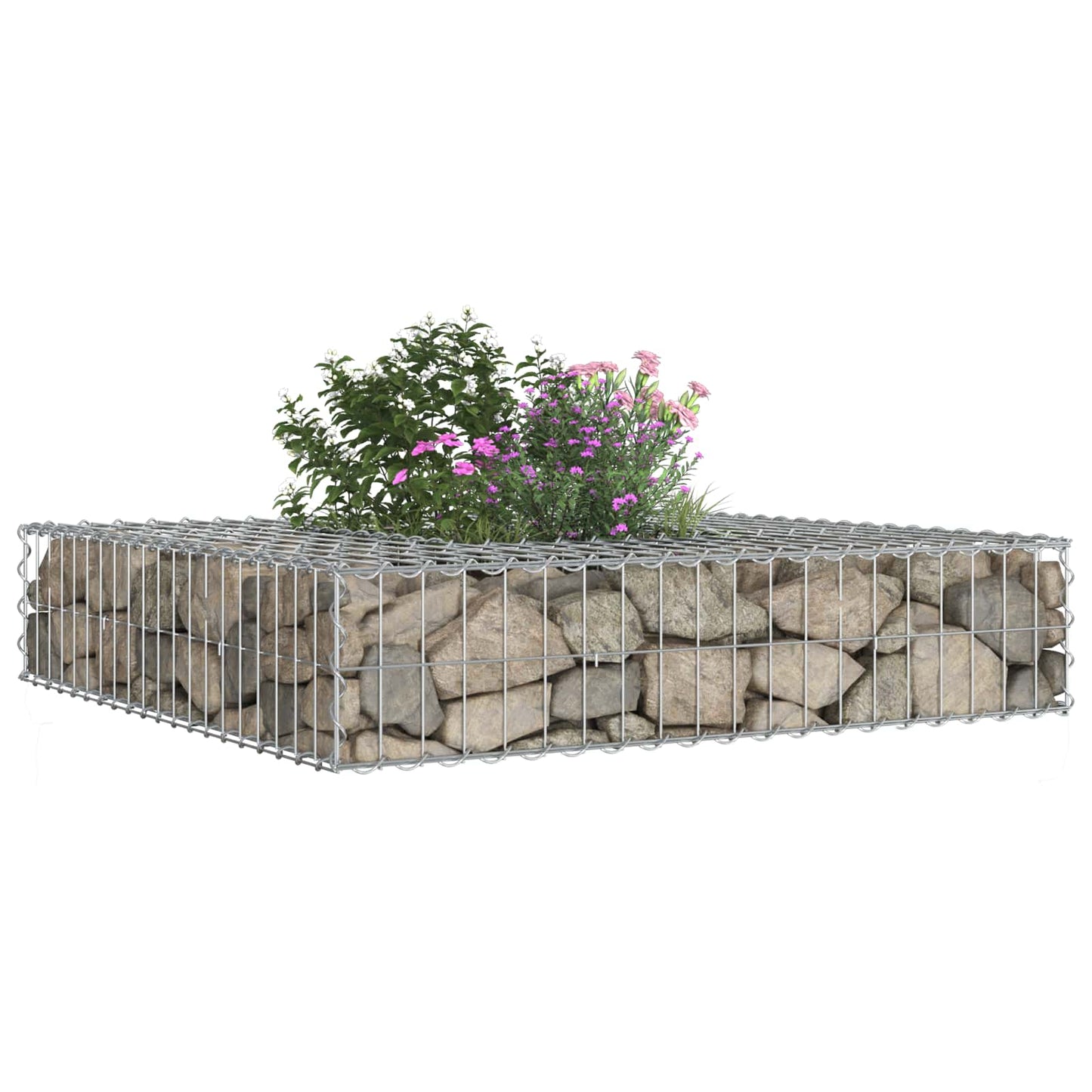 Gabion Raised Bed Silver