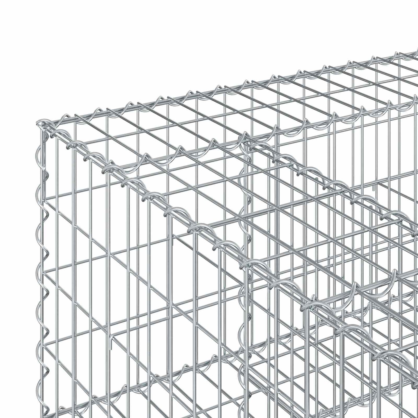 Gabion Raised Bed Silver