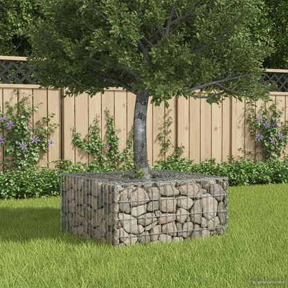 Gabion Raised Bed Silver